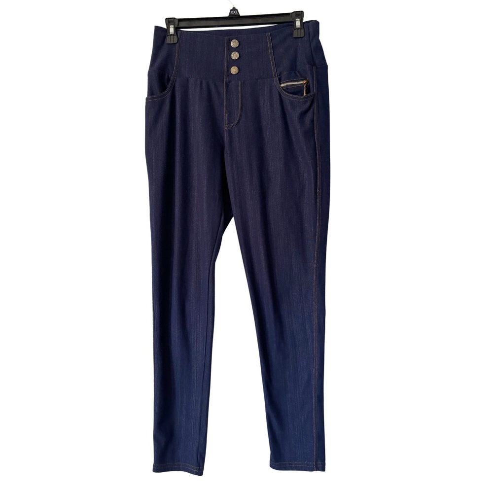 3/$20 Shiela Rose Dark Blue High-Waisted Leggings